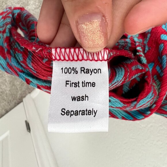 Mission Canyon One Size Pixie Hem Tunic Top In Indian Summer Art‎ to Wear Artsy - Picture 12 of 13